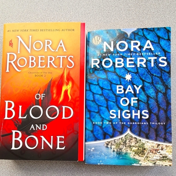 Nora Roberts Blood & Bone and Nora Roberts Bay of Sighs - Picture 1 of 3